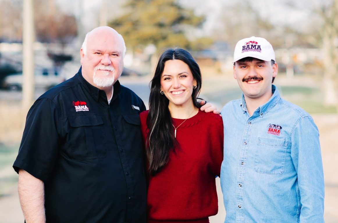 David, Anna Beth and Joseph Northington of Bama Exterminating
