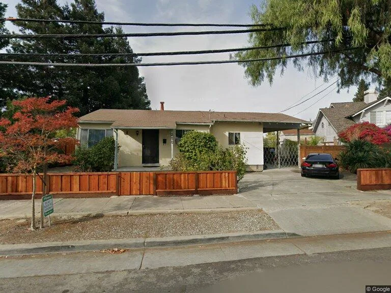 Exterior view of the Stierlin Road property in Mountain View California