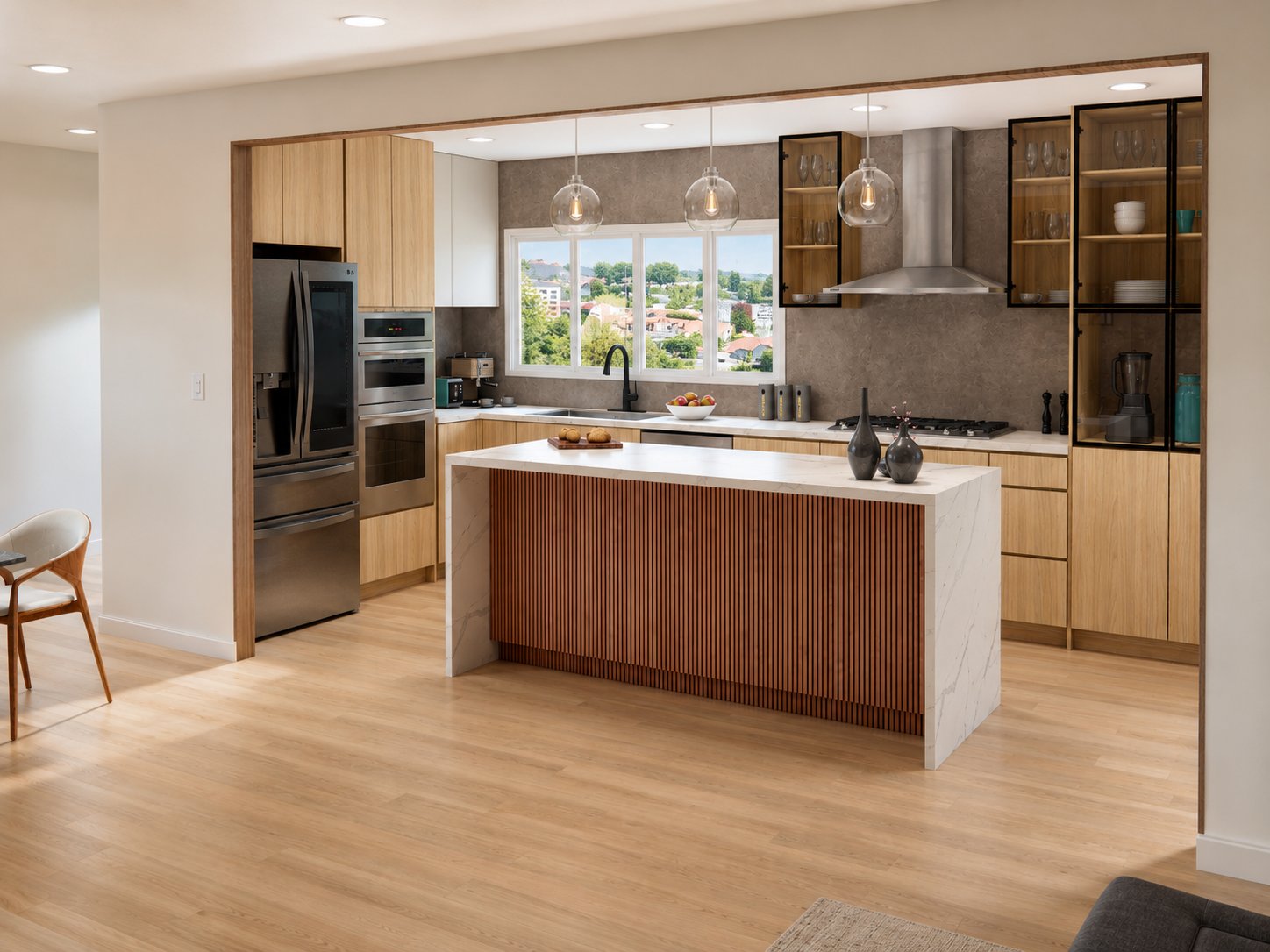 Architectural rendering of the 1260 Grant Road property under construction in Los Altos